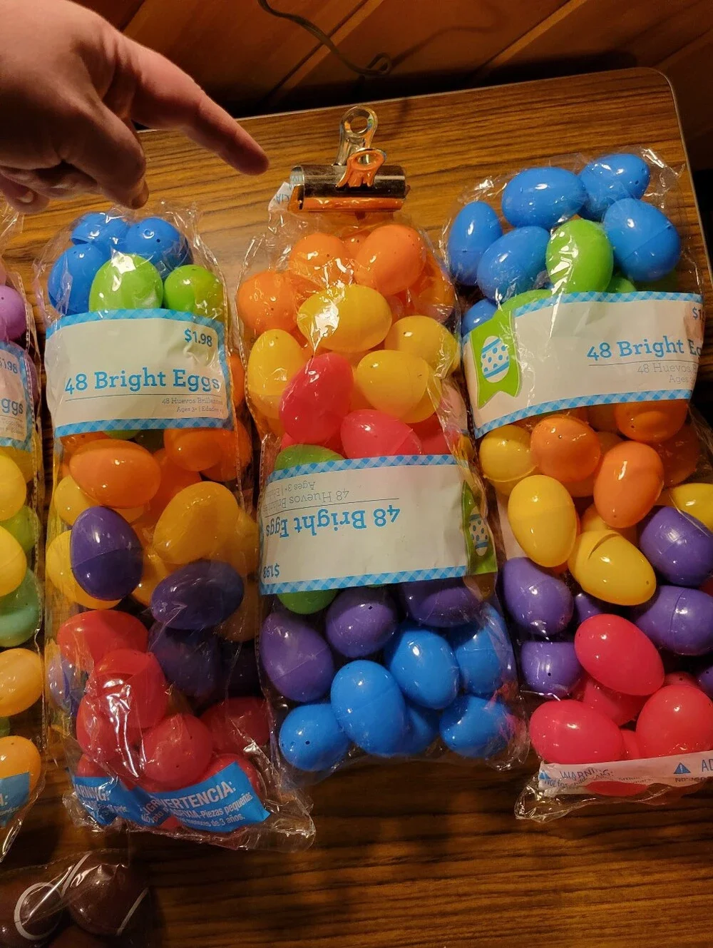 Easter Eggs Varied Colors Size Plastic Empty Bundle Lot Approx 260 Eggs
